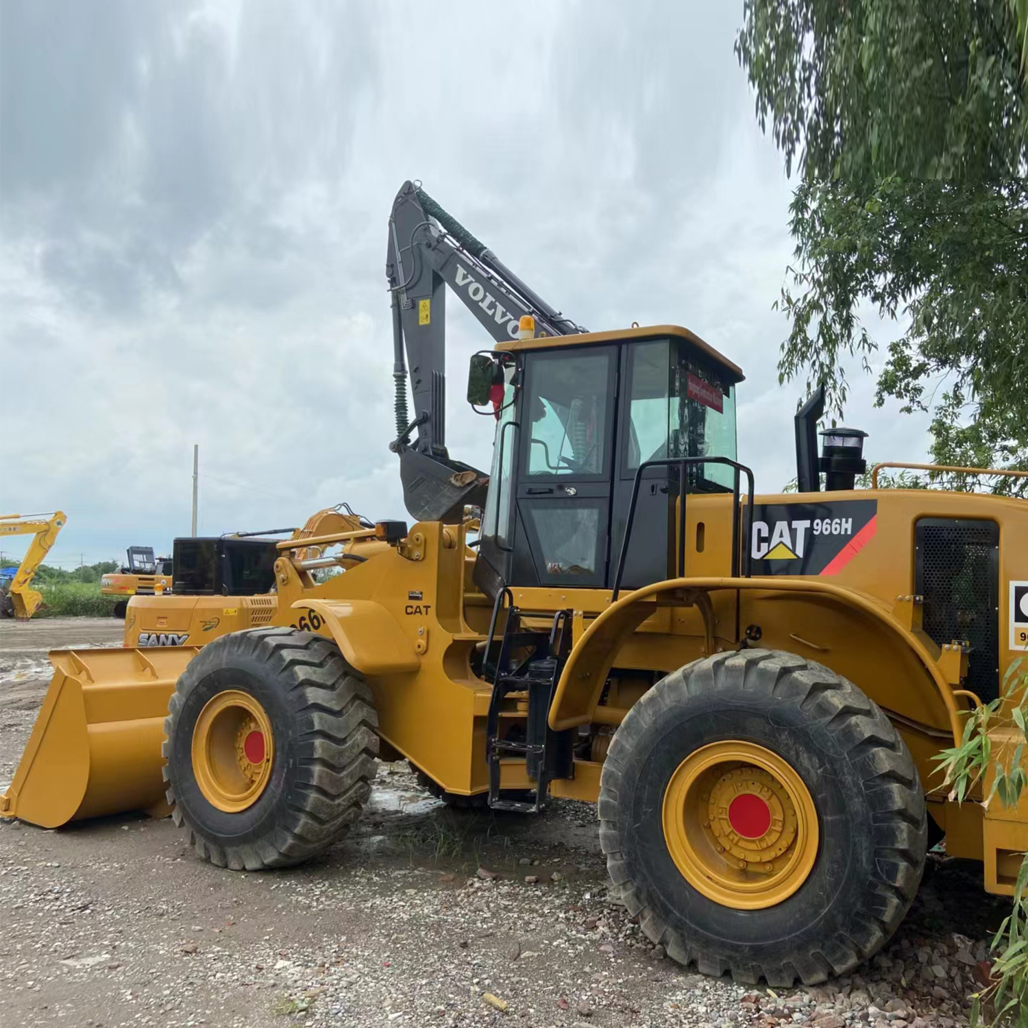 ລາຄາທີ່ແຂ່ງຂັນ Original Used Caterpillar 966H Wheel Loader Cat for Sale