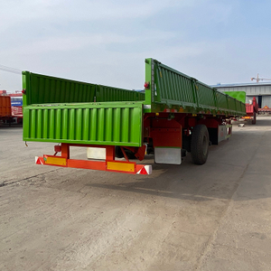 ຄຸນະພາບສູງ 2/3/4 Axles 40/50/60FT Side Wall/Bulk Cargo Semi Trailer for Goods Transport