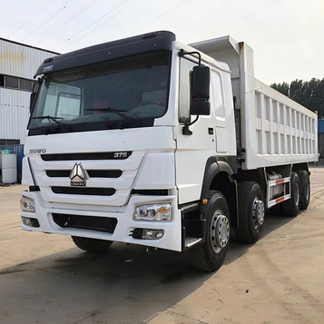 ລົດ sinotruck 375hp ສີຂາວ 30tons 12wheeler Howo Dump Truck 8×4 